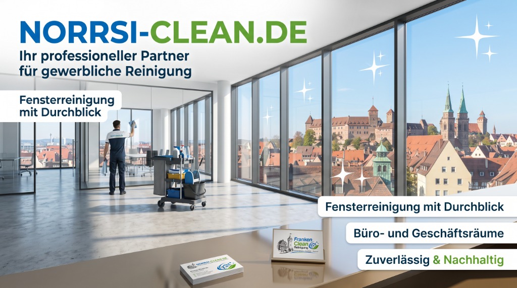 NORRSI-CLEAN.DE - Ihr professioneller Partner für gewerbliche Reinigung mit Blick auf die Nürnberger Kaiserburg